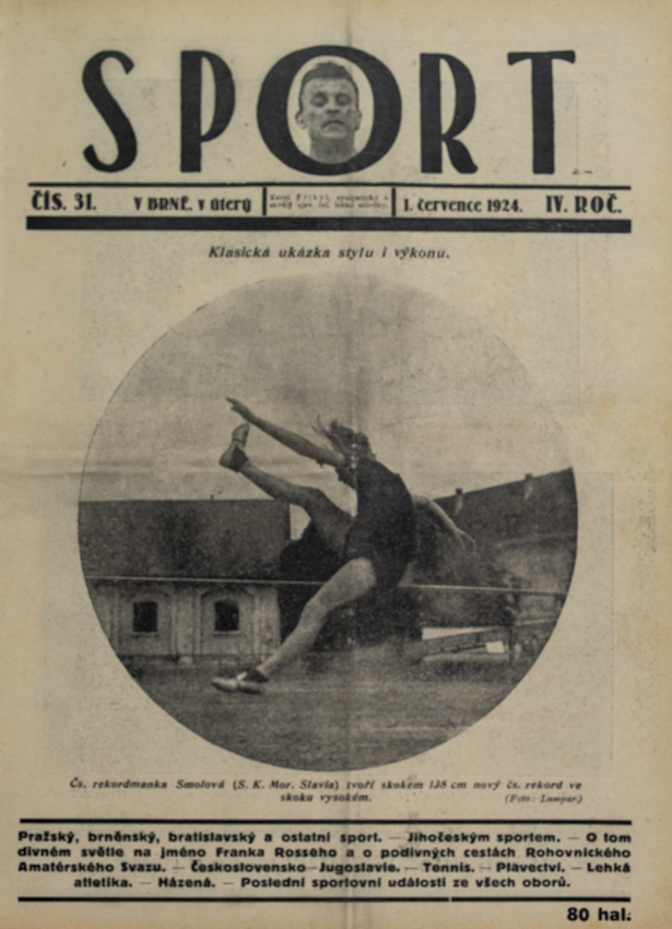Časopis SPORT, č. 31, 1924