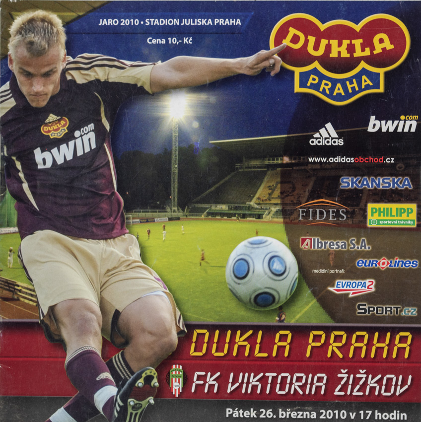 Program, FC Dukla Praha v. FK Viktoria Žižkov, 2010