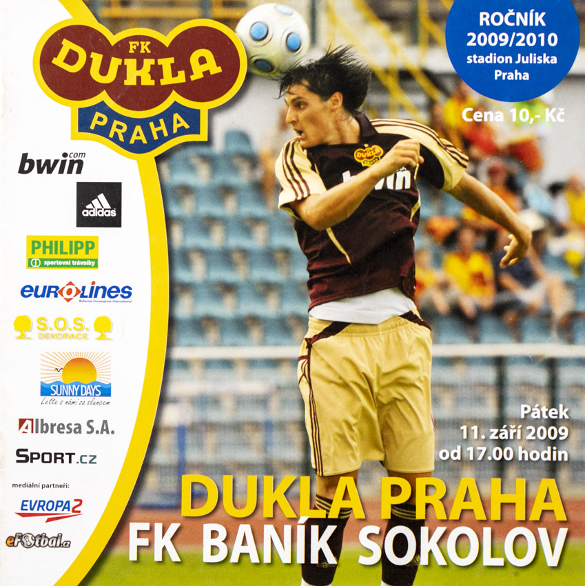 Program, FC Dukla Praha v. Baník Sokolov, 2009