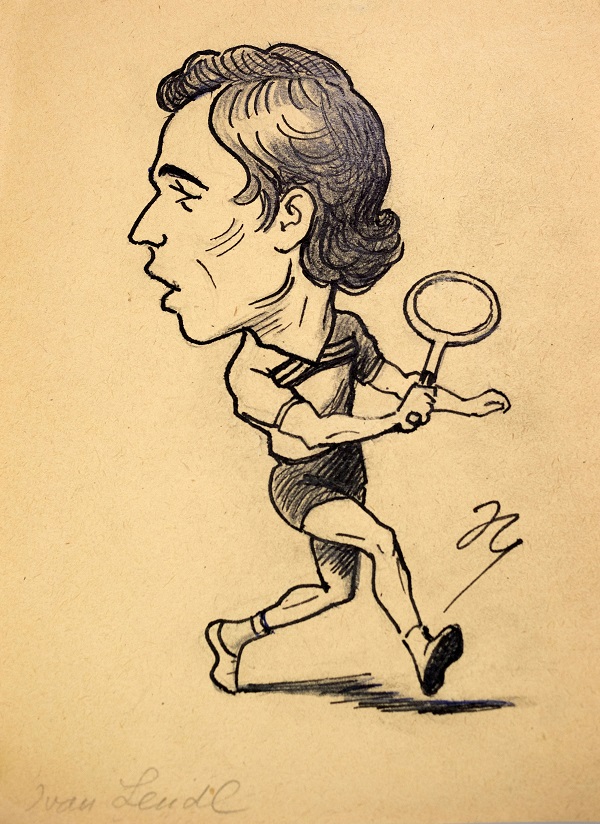 M. Niederle - kresba Ivan Lendl