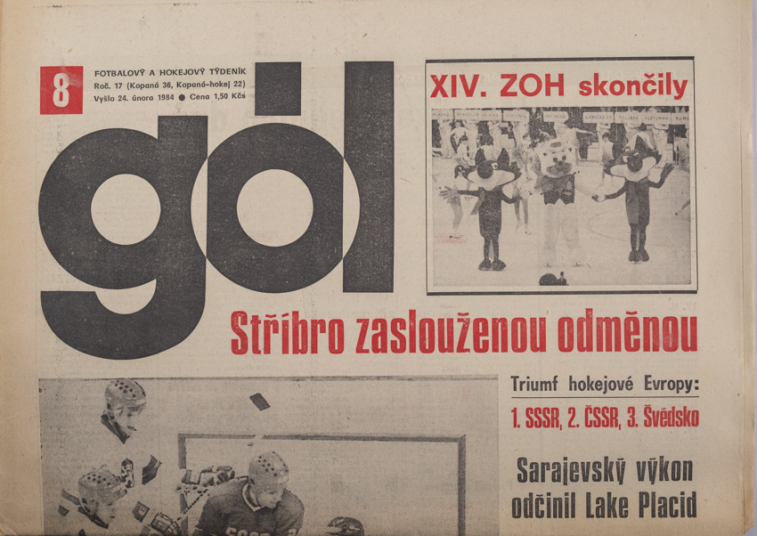 GÓL. Fotbalový a hokejový týdeník, 8/36/22/1984