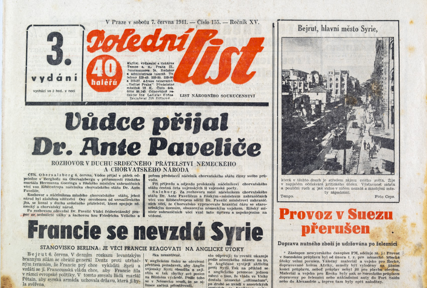 Noviny, Polední list, III. vydání, 155/1941