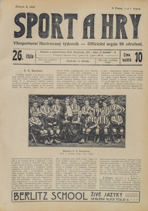 Noviny Sport a Hry, č. 26, 1906