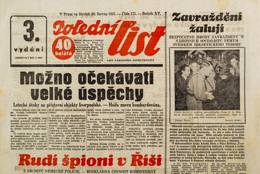 Noviny, Polední list, III. vydání, 174/1941