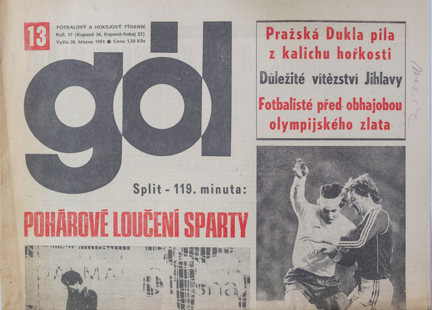 GÓL. Fotbalový a hokejový týdeník, 13/36/22/1984