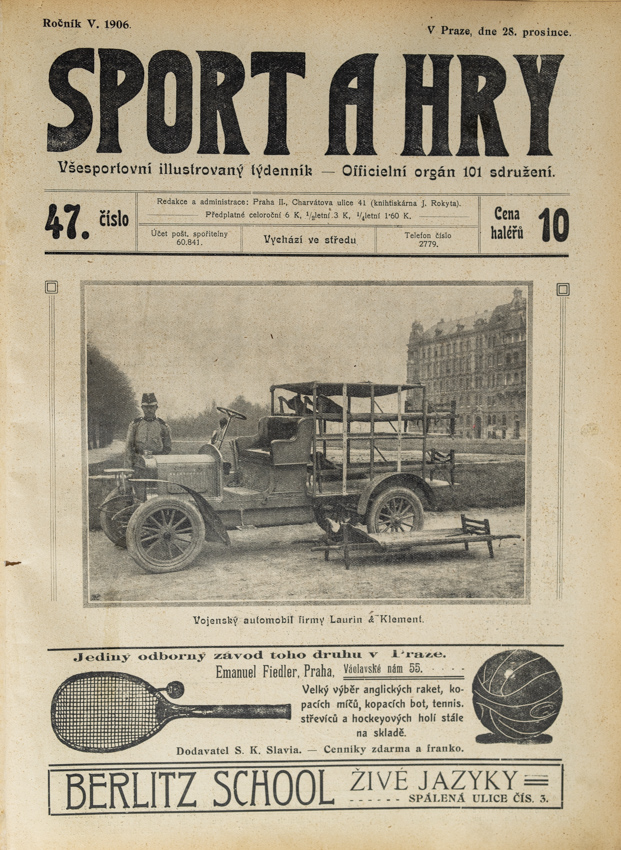 Noviny Sport a Hry, č. 47, 1906