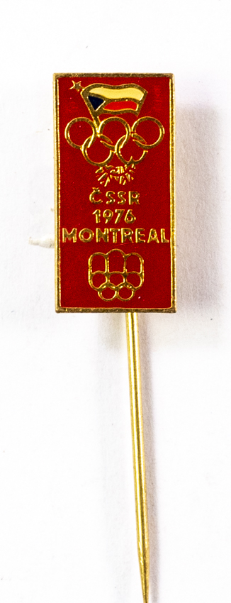 Odznak smalt, Olympic, ČSSR, Montreal, 1976