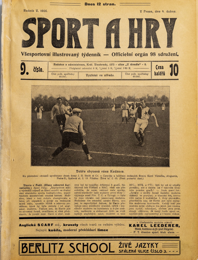 Noviny Sport a Hry, č. 9, 1906