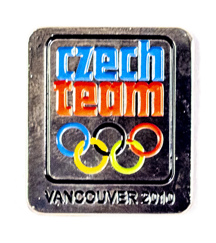 Odznak - Czech Olympic team Vancouver 2010