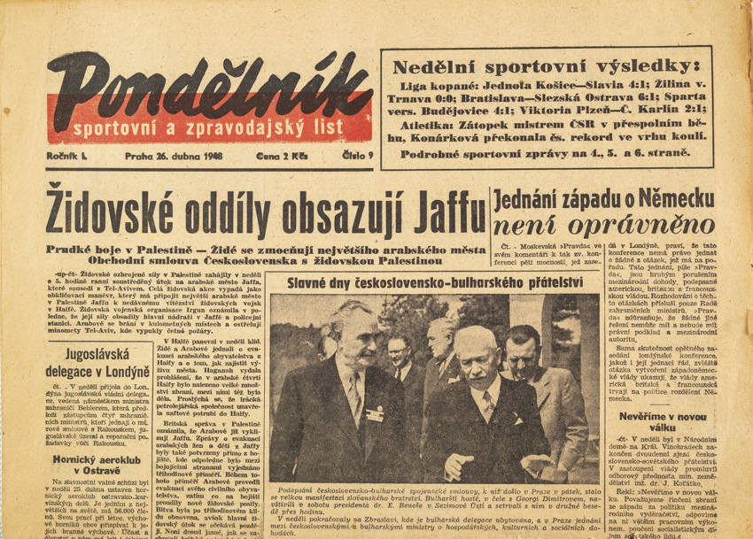 Noviny, Pondělník, č. 9, 1946