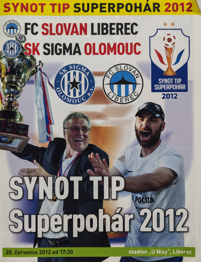 Program, FC Liberec v. SK Olomouc, Superpohár 2012