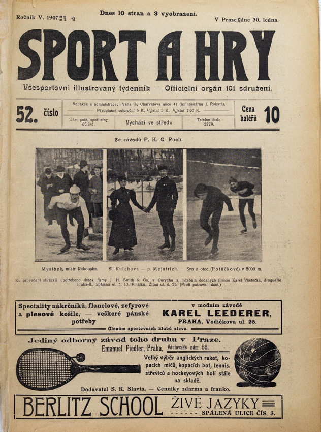 Noviny Sport a Hry, č. 52, Valná hromada ČS footballového, 1906