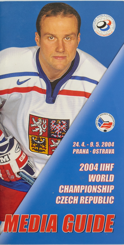 Media Guide 2004 IIHF WCH hockey Praha, Czech republic