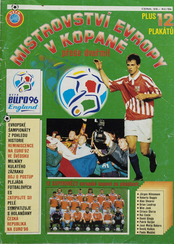 Časopis, Mistrovství Evropy v kopané 1996