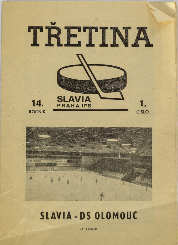 Program Třetina, HC Slavia Praha v. HDS Olomouc, 1988