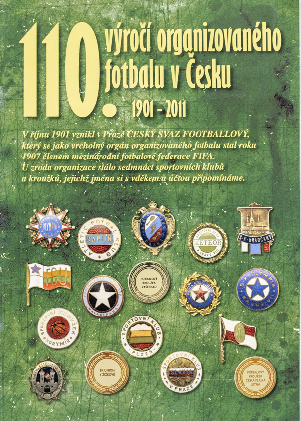Brožura, 110. výročí organizovaného fotbalu v České republice, 1901/2011