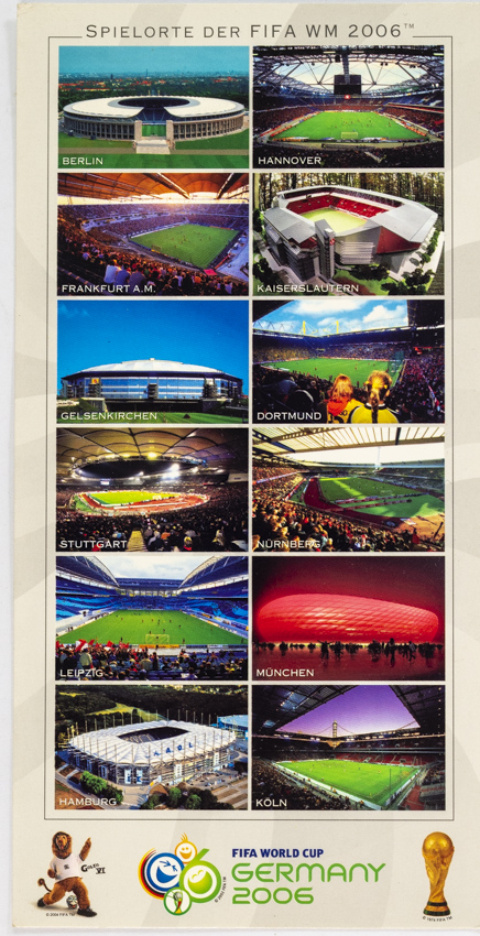 Pohlednice, Stadiony, MS FIFA 2006, Germany