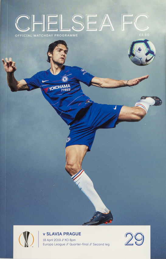 Program Europa League Chelsea FC v. SK Slavia Praha, 2019