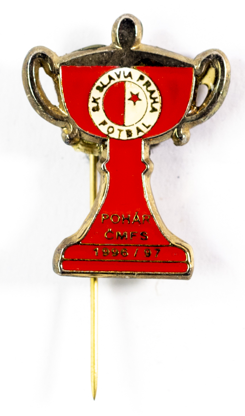 Odznak SK Slavia Praha, vítěz poháru ČMFS 1996 1997