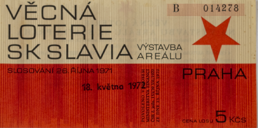 Věcná loterie SK Slavia Praha, 1972