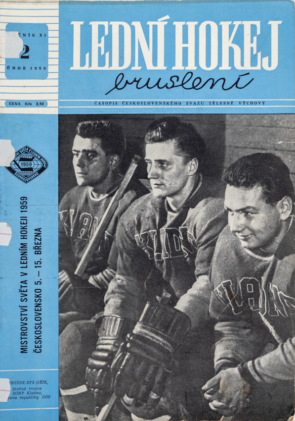 Časopis Lední hokej, bruslení, 2/1959