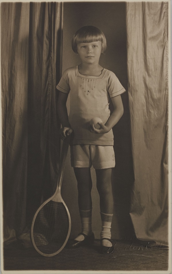 Fotografie mladého tenisty