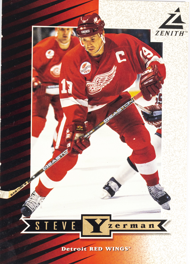 Podpisová karta, Steve Yzerman, Detroit Red Wings