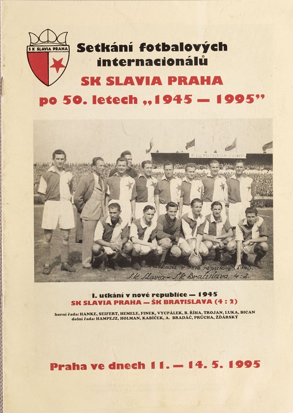 Setkání fotbalových internacionálů SK SLAVIA PRAHA po 50 letech