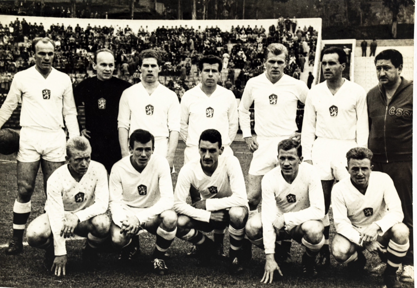 Fotografie národní fotbalové mužstvo v Chile, 1964, ČTK