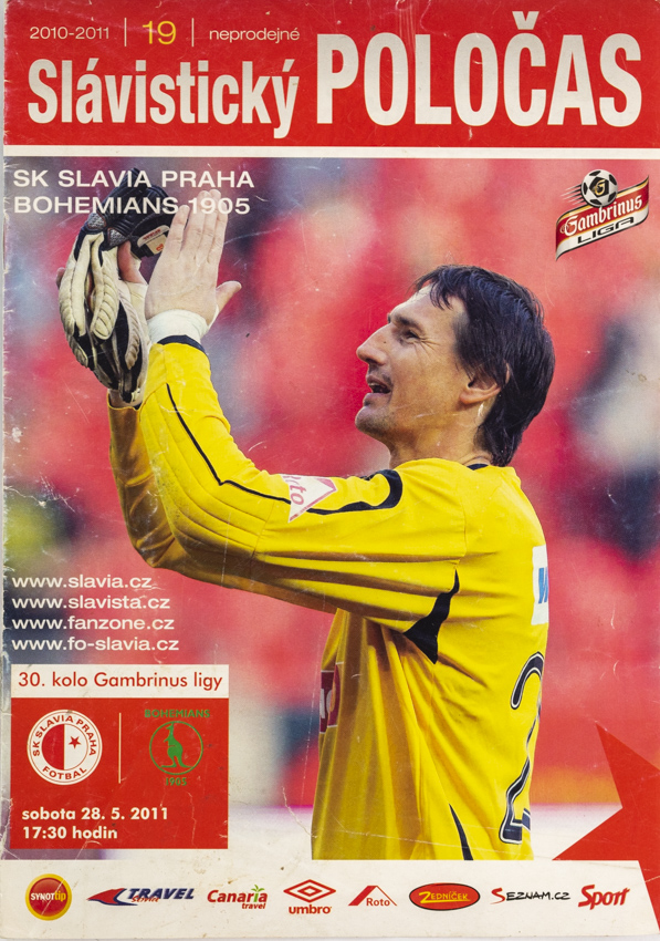 Fotbalový Poločas SK Slavia Praha vs. FC Bohemians 1905, 2010 11