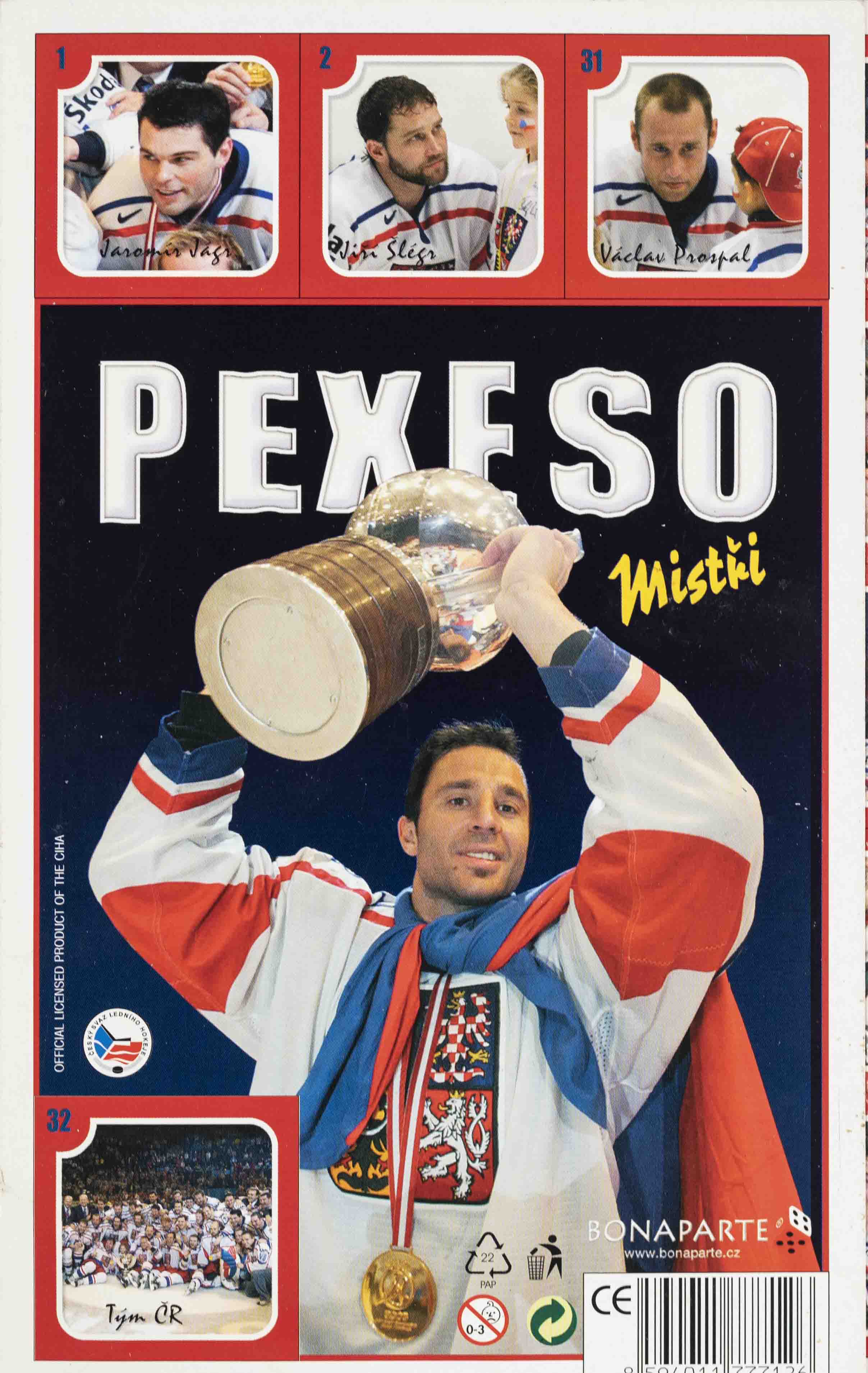 Pexeso hokej, Mistří světa