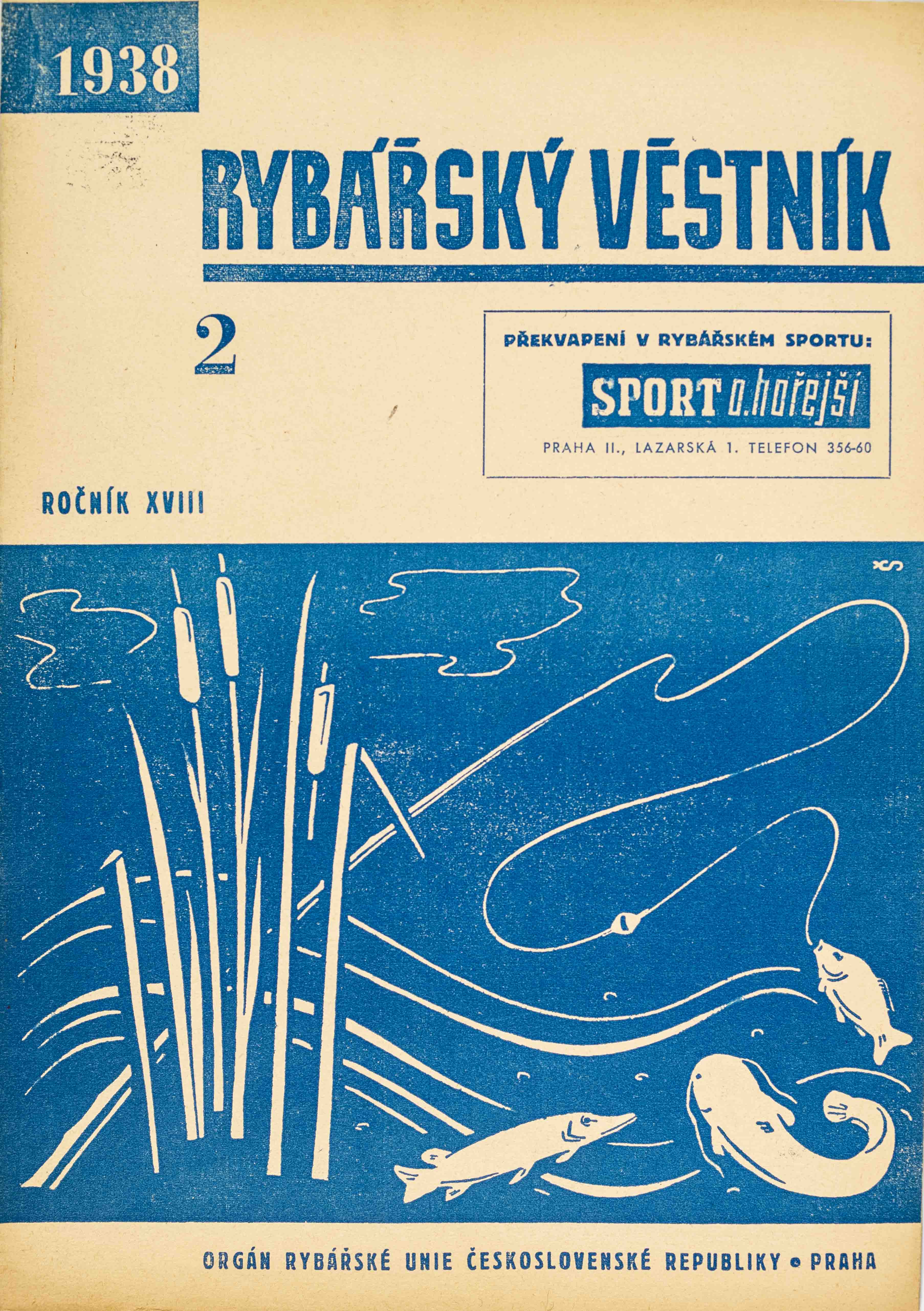Časopis - Rybářský věstník 2/1938