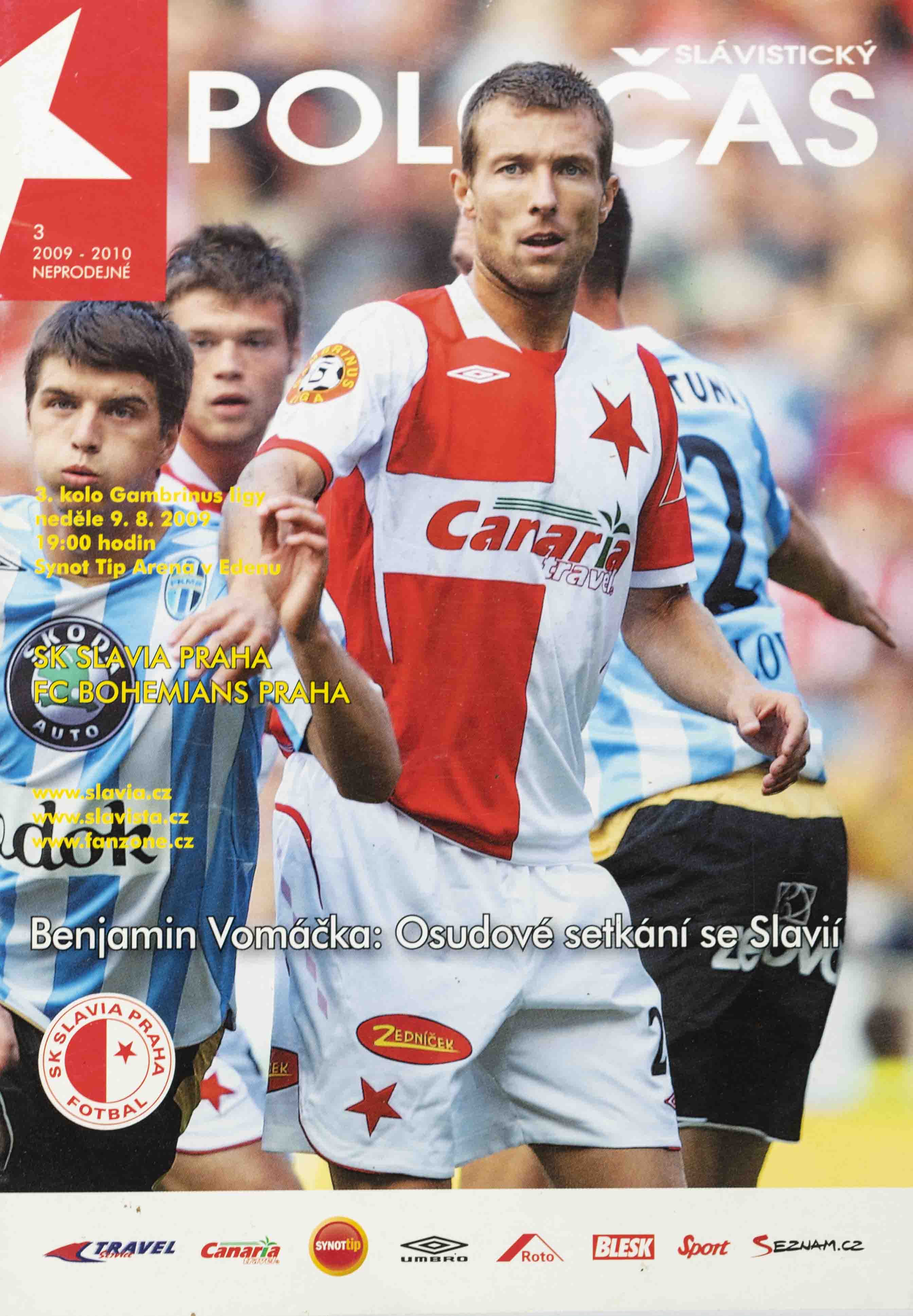 Fotbalový Poločas SK Slavia Praha vs. FC Bohemians 1905, 2009 10 (3)