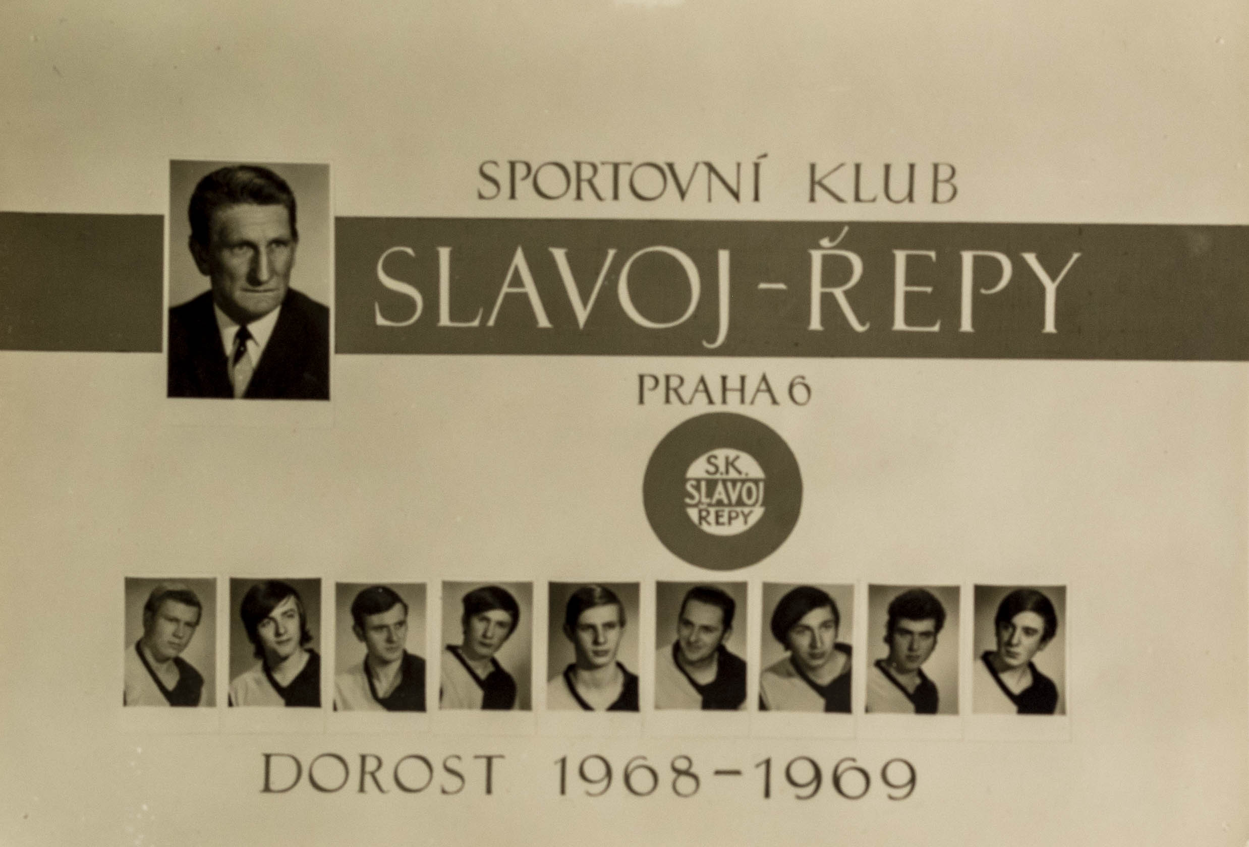 Foto - SK Slavoj Řepy, Praha 6, dorost 1968-1969