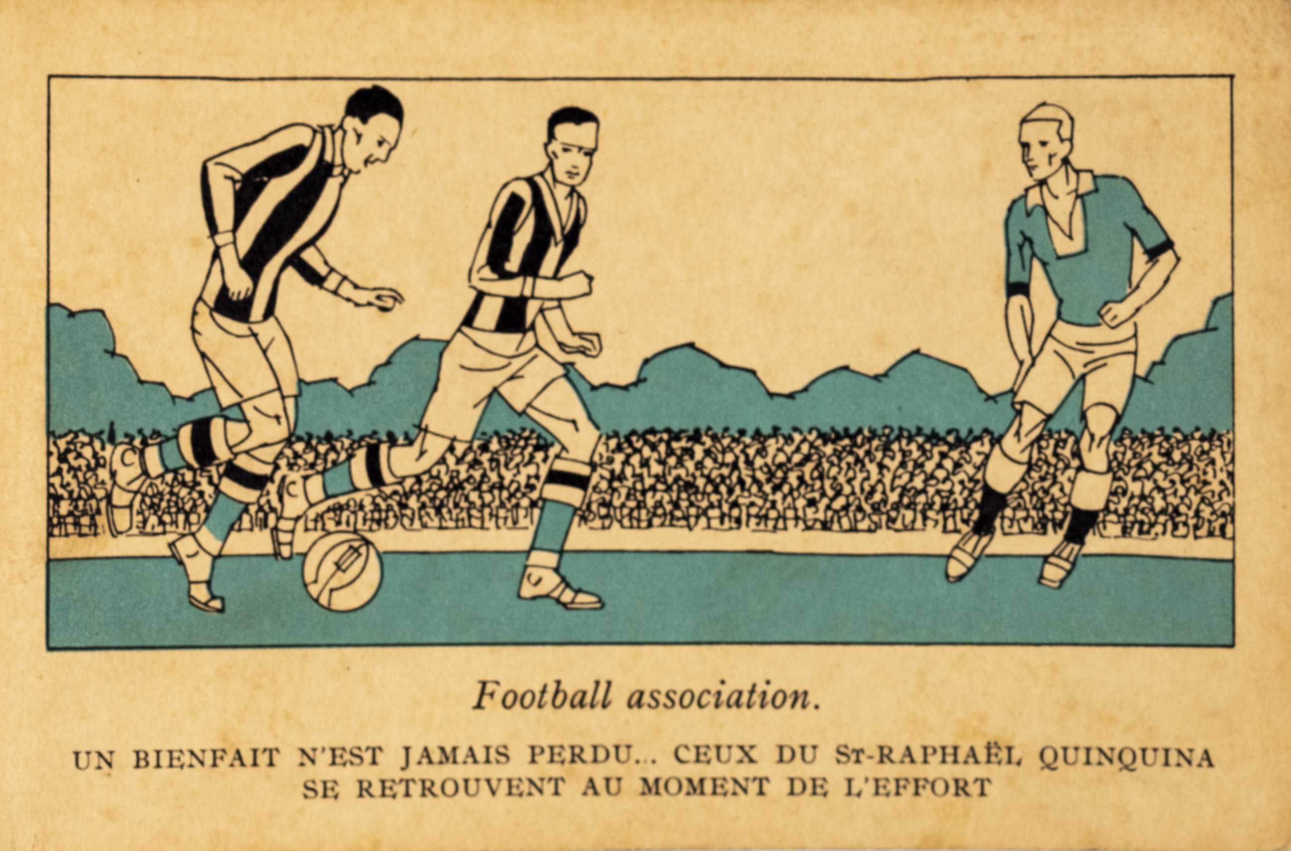 Pohlednice humor - Football association, 1924