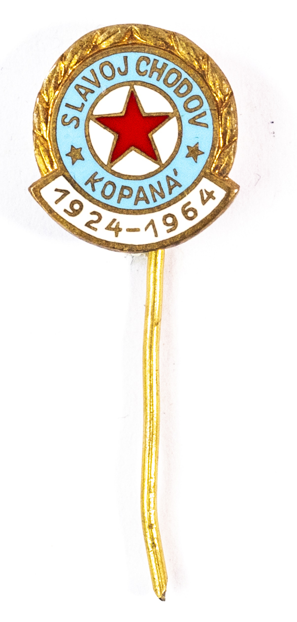 Odznak smalt, TJ Slavoj Chodov kopaná, 1924-1954