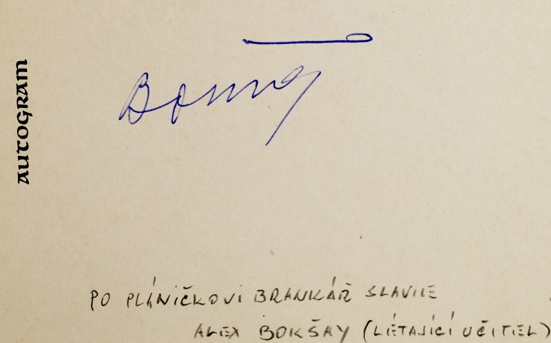 Autogram Alexa Bokšay