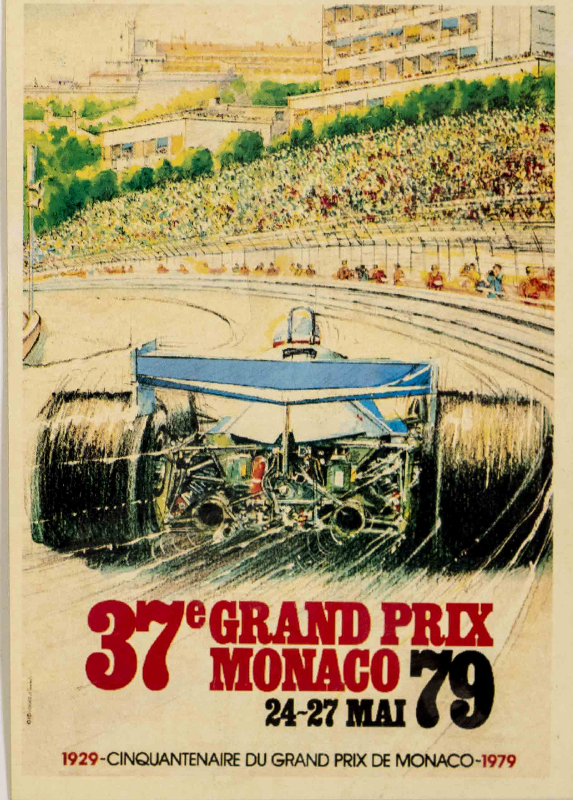 Pohlednice, 37 Grand prix Monaco, 1979