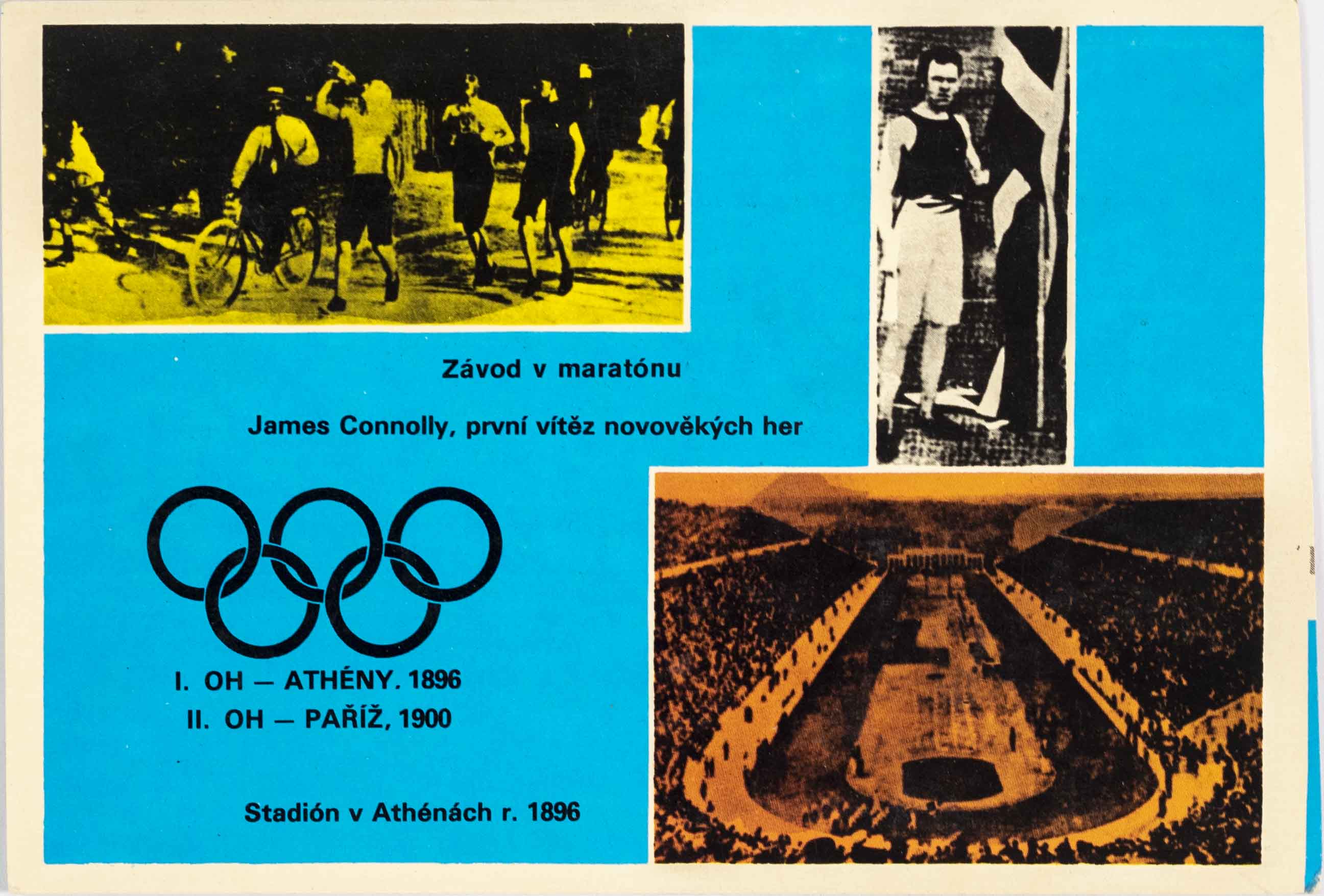 Kartička, Olympijské hry, Athény, Paříž