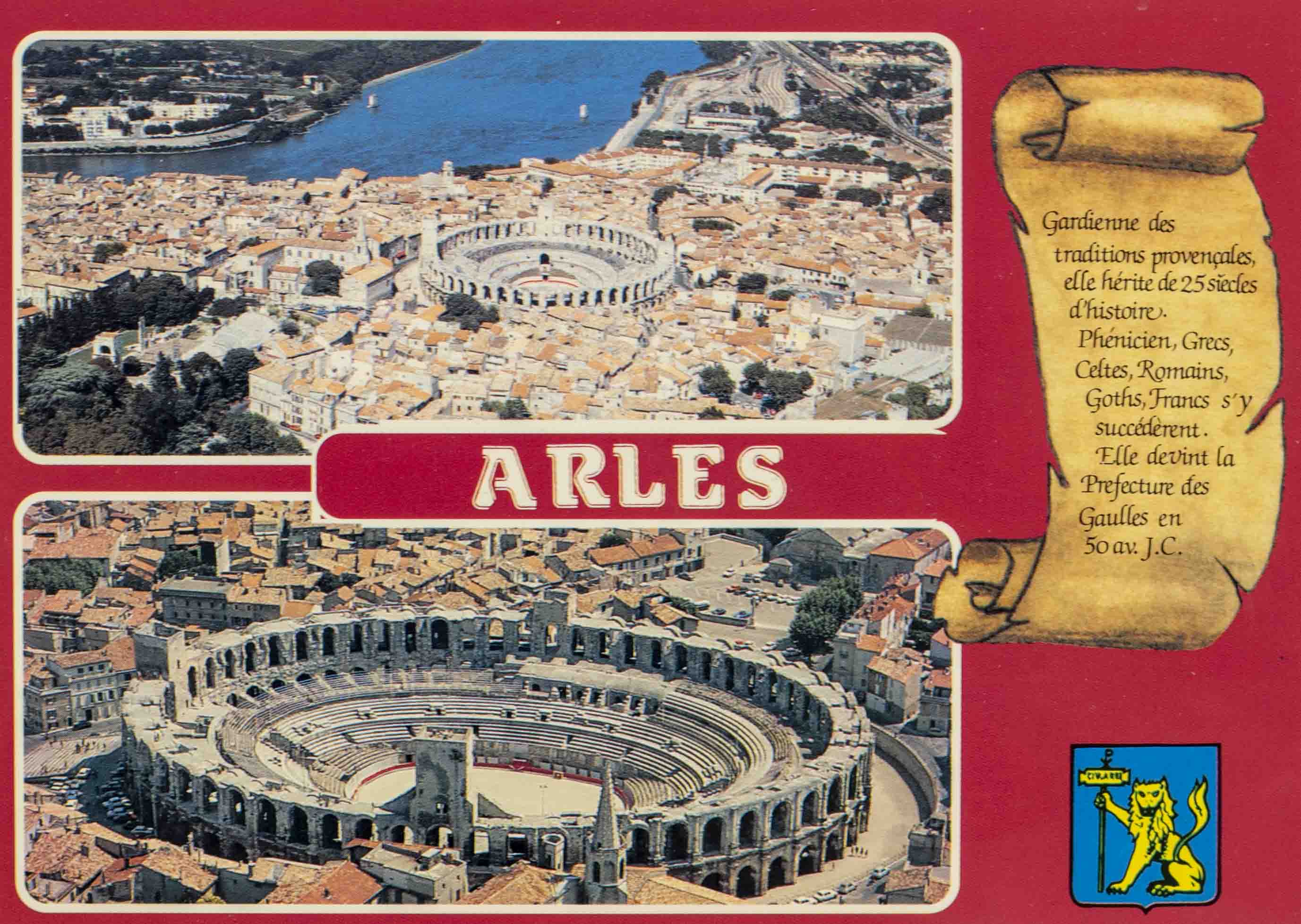 Pohlednice stadión, Arles II