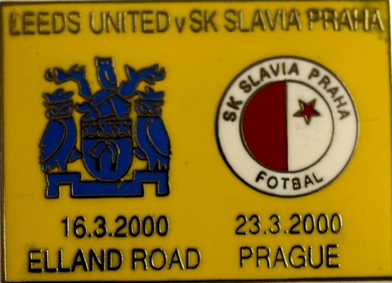 Odznak UEFA Leeds United vs Slavia Praha 2000 YEL
