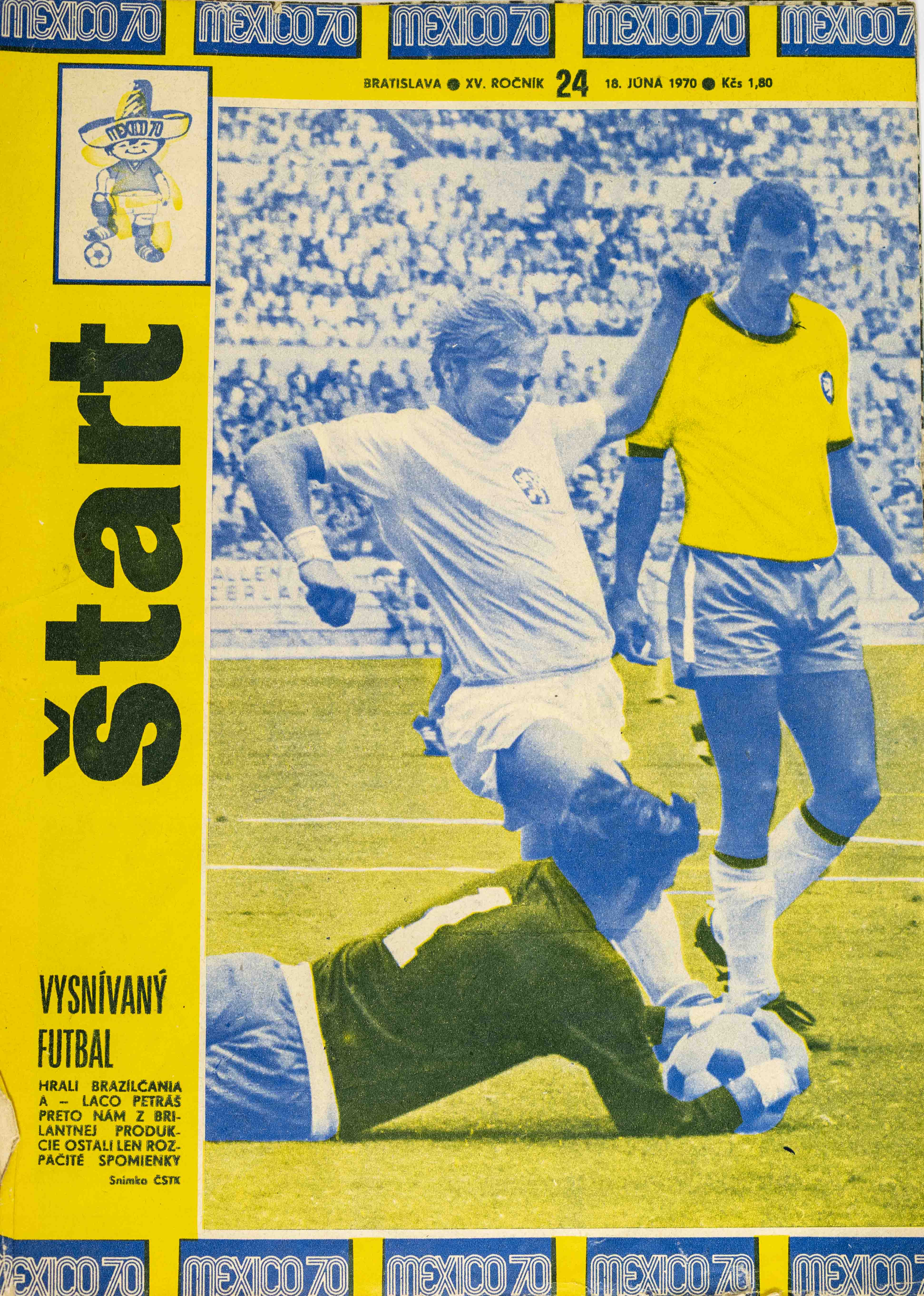 Časopis ŠTART, ročník XV, 18.VI. 1970, číslo 24