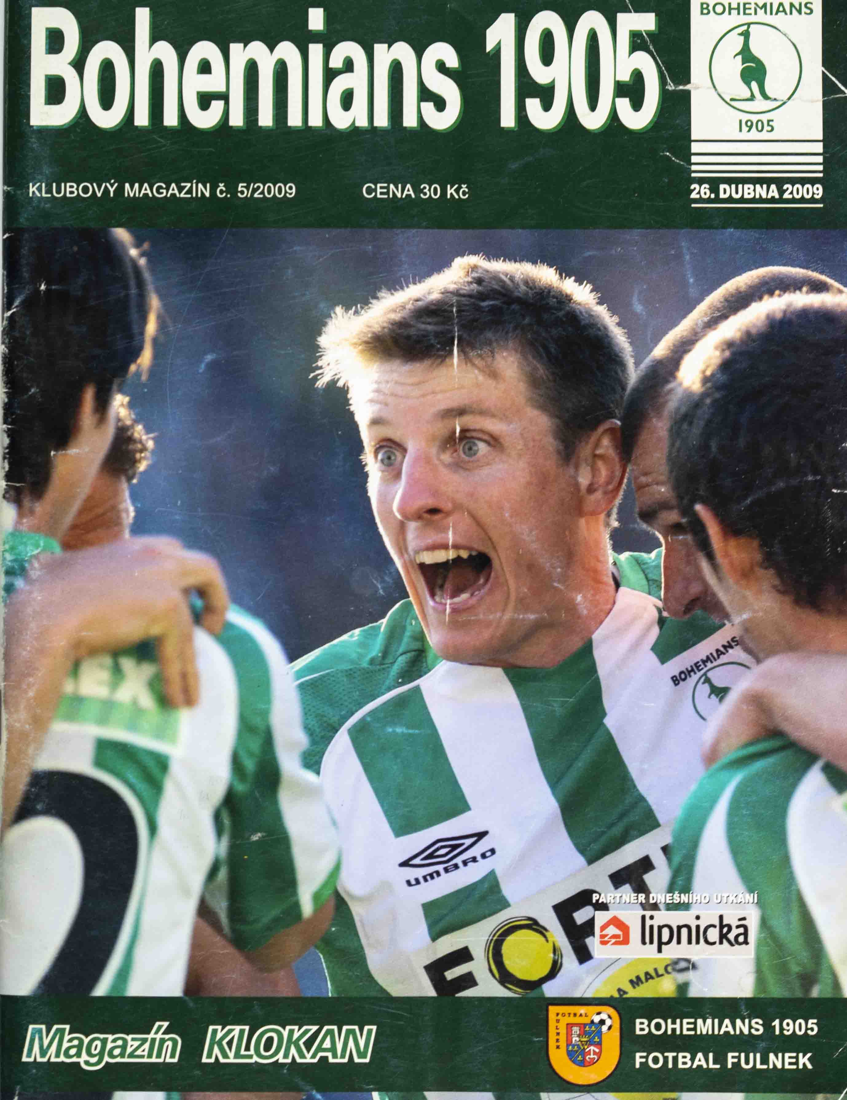 Program Klokan 1905, Bohemians v. Fotbal Fulnek, 2009 (5)