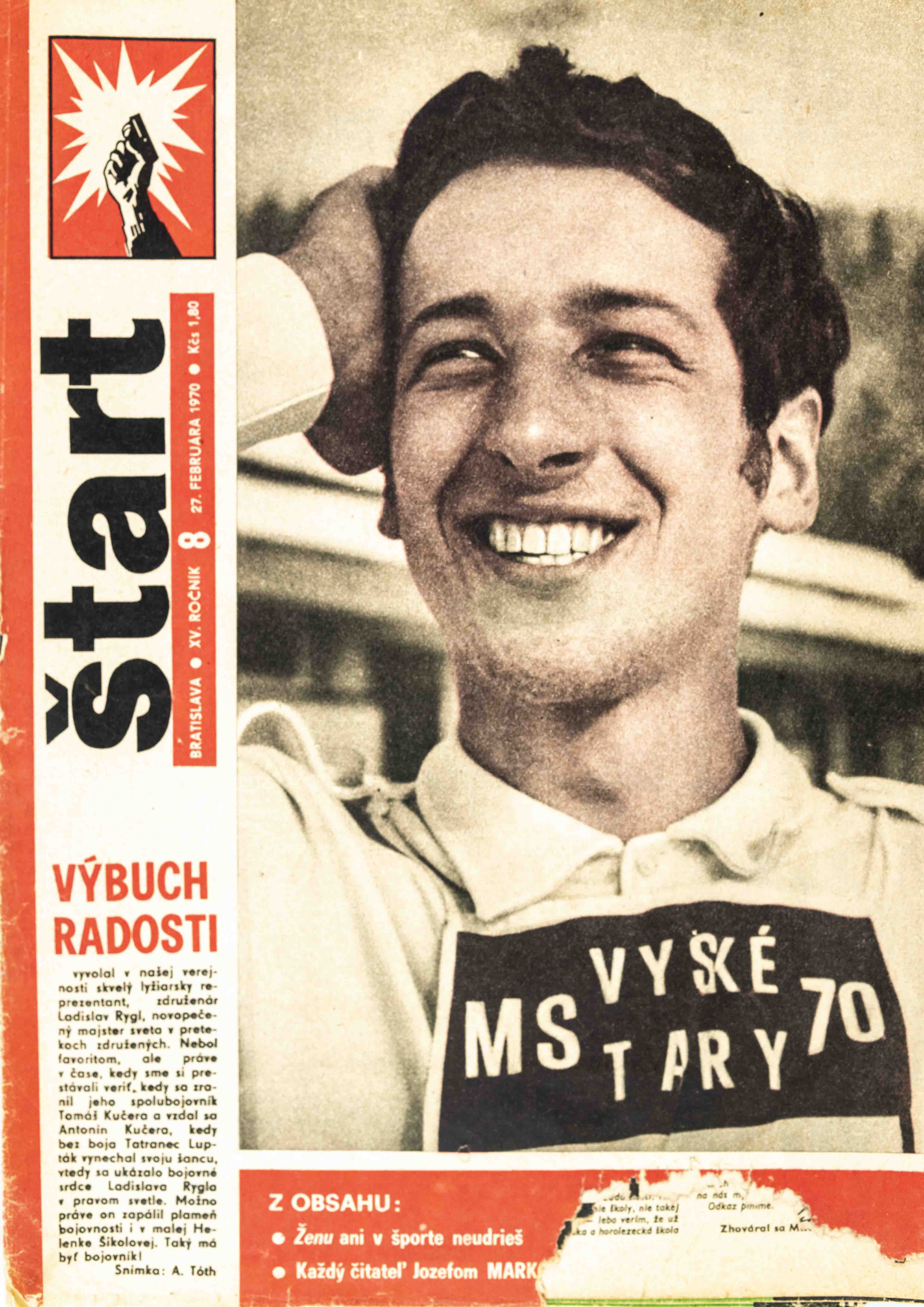 Časopis ŠTART, ročník XV, 1970, číslo 8