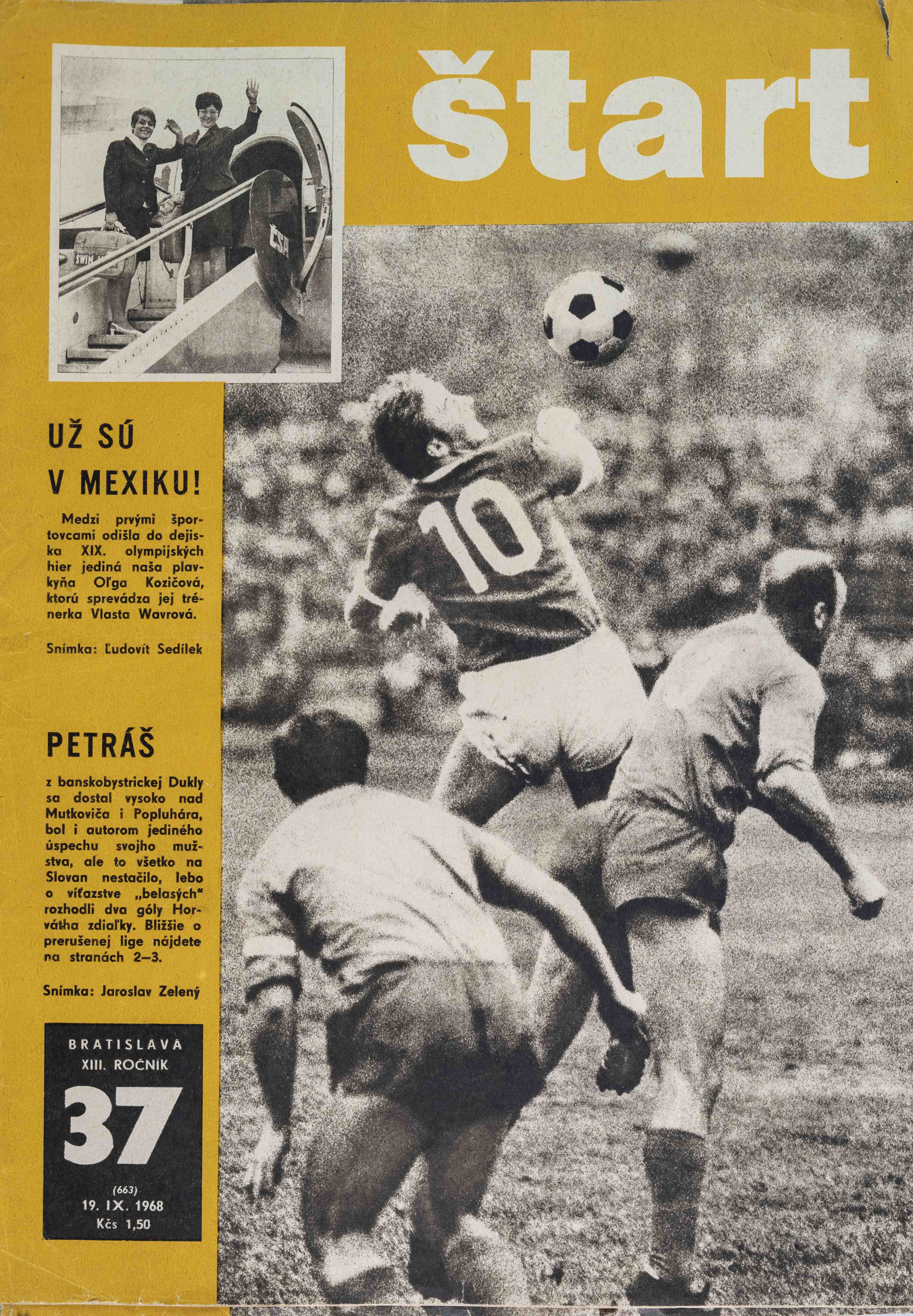 Časopis ŠTART, ročník XIII, 1968, číslo 37