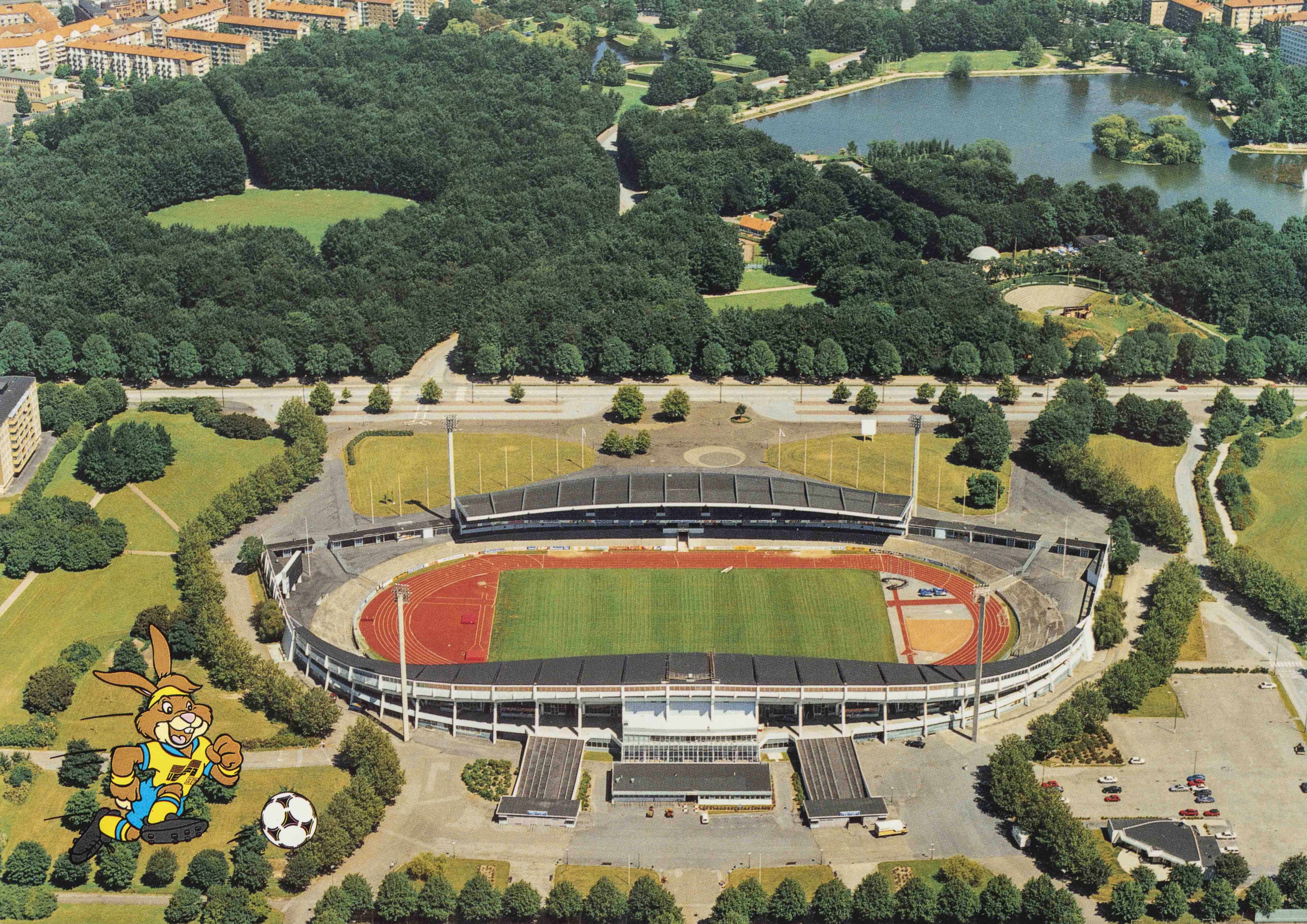 Pohlednice stadion VF, Malmo