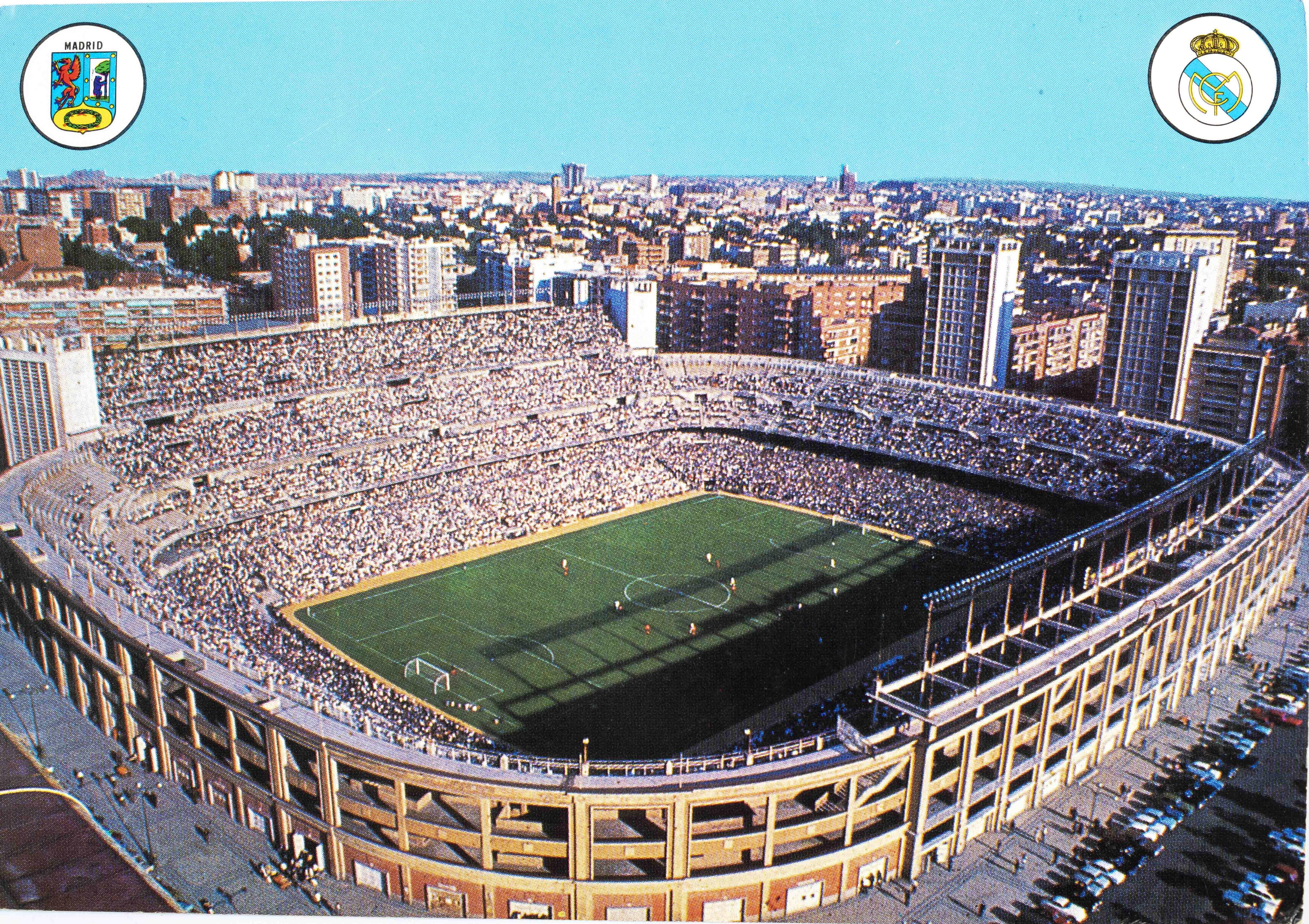 Pohlednice stadión VF, Estádio - Santiago Bernabeu (2)