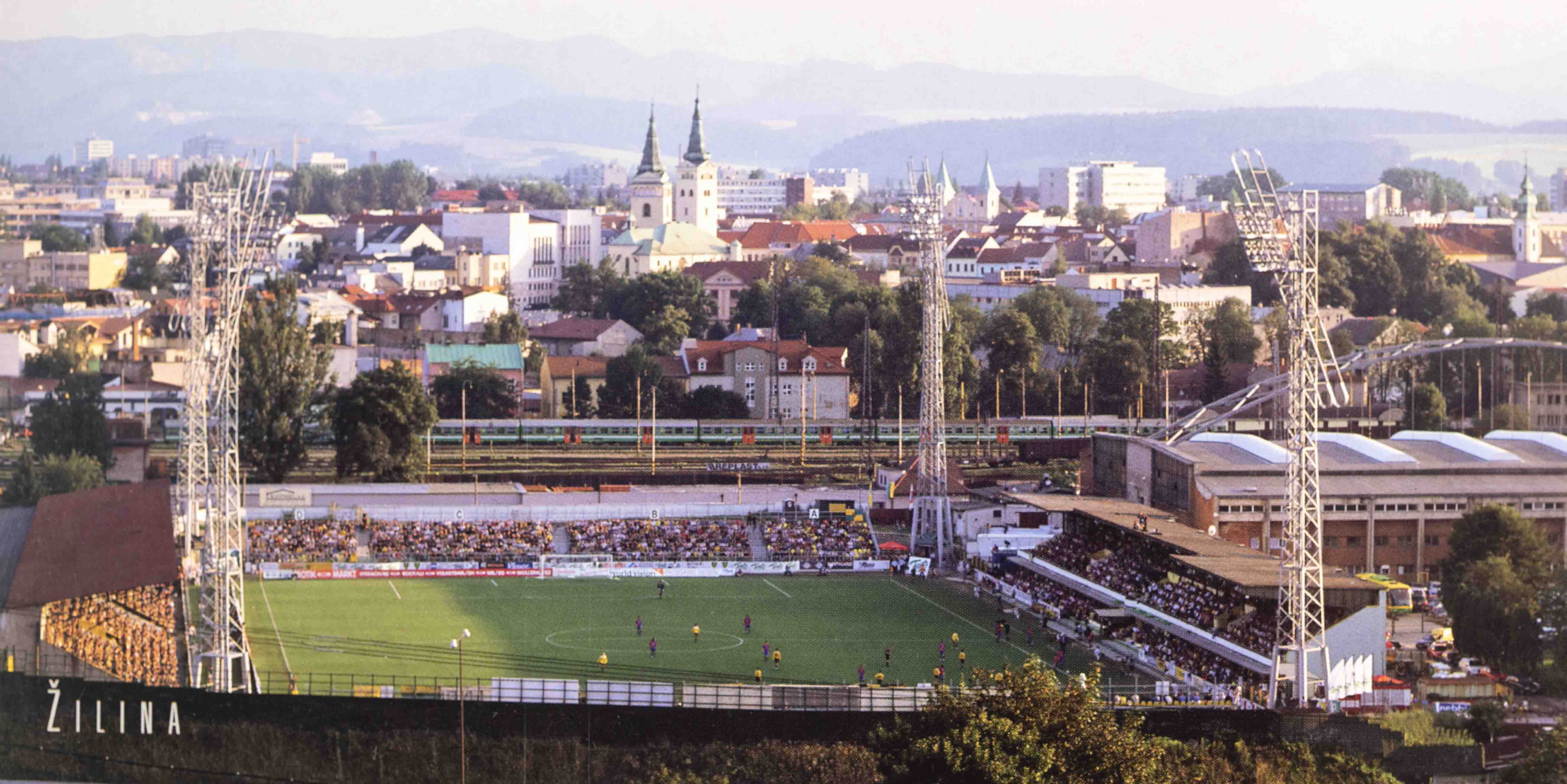 Pohlednice stadion DL, Žilina