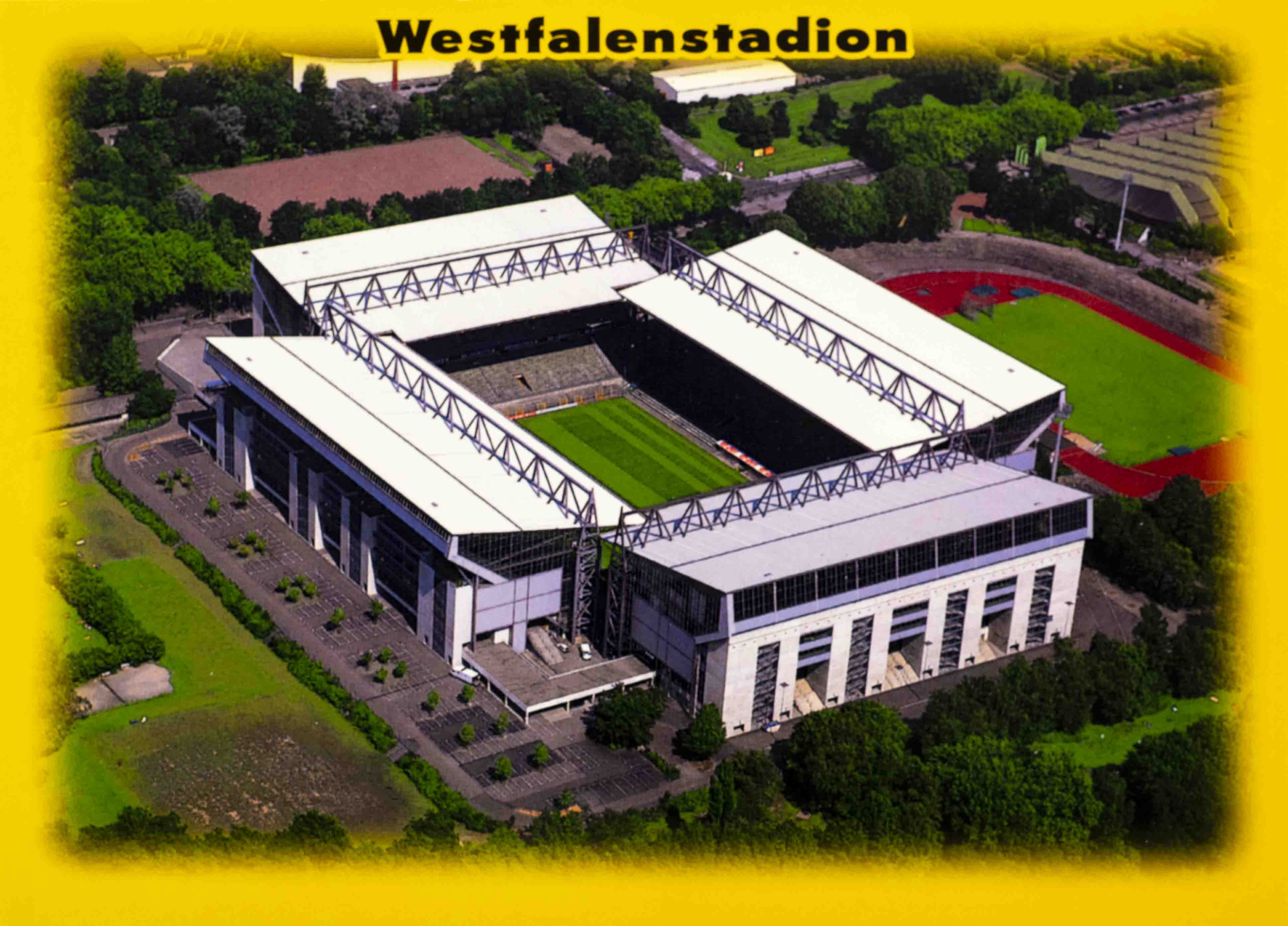 Pohlednice stadion, Westafalenstadion, Dortmund