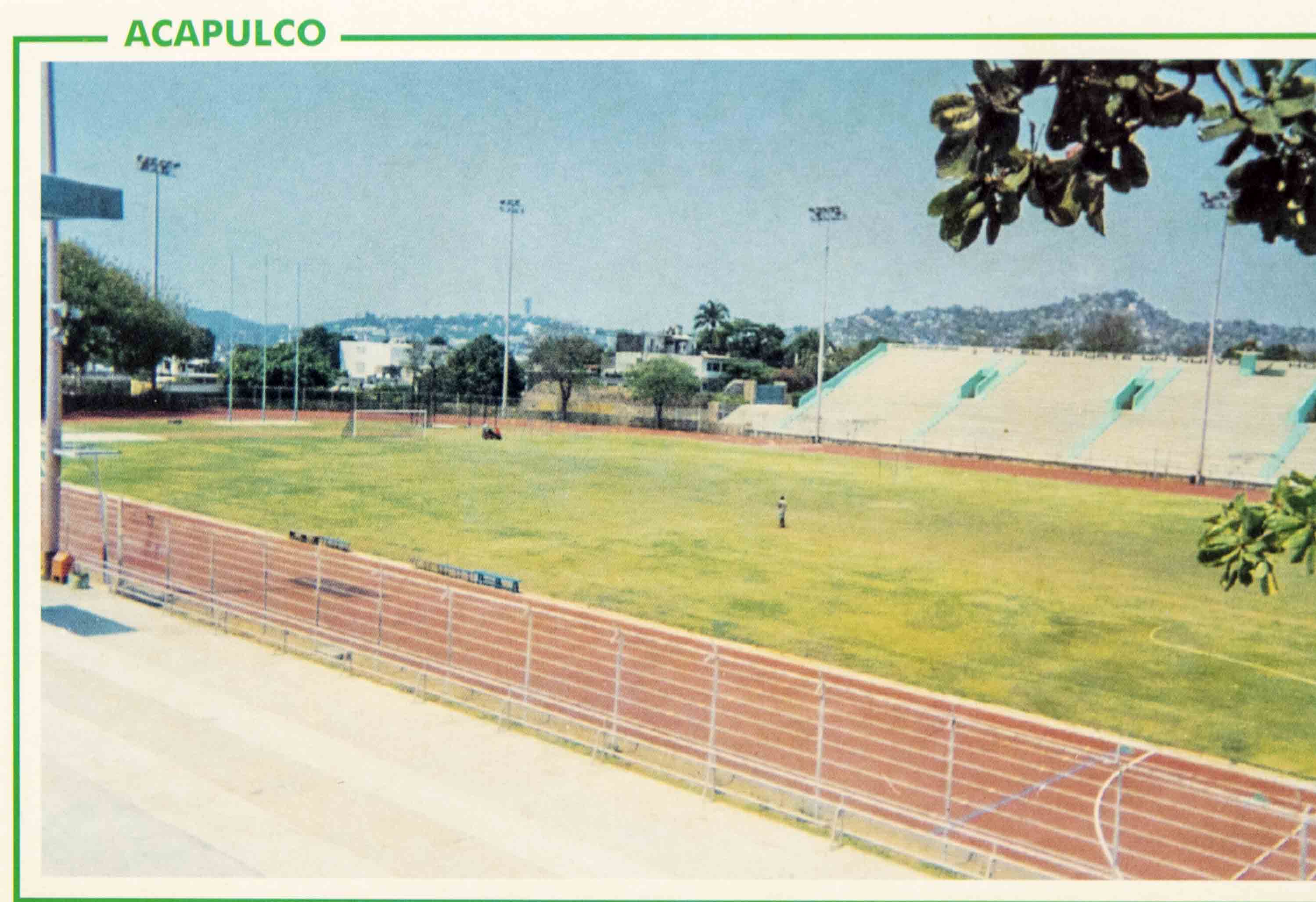 Pohlednice stadion , Estadio Unidad Deprtiva, Acapulco
